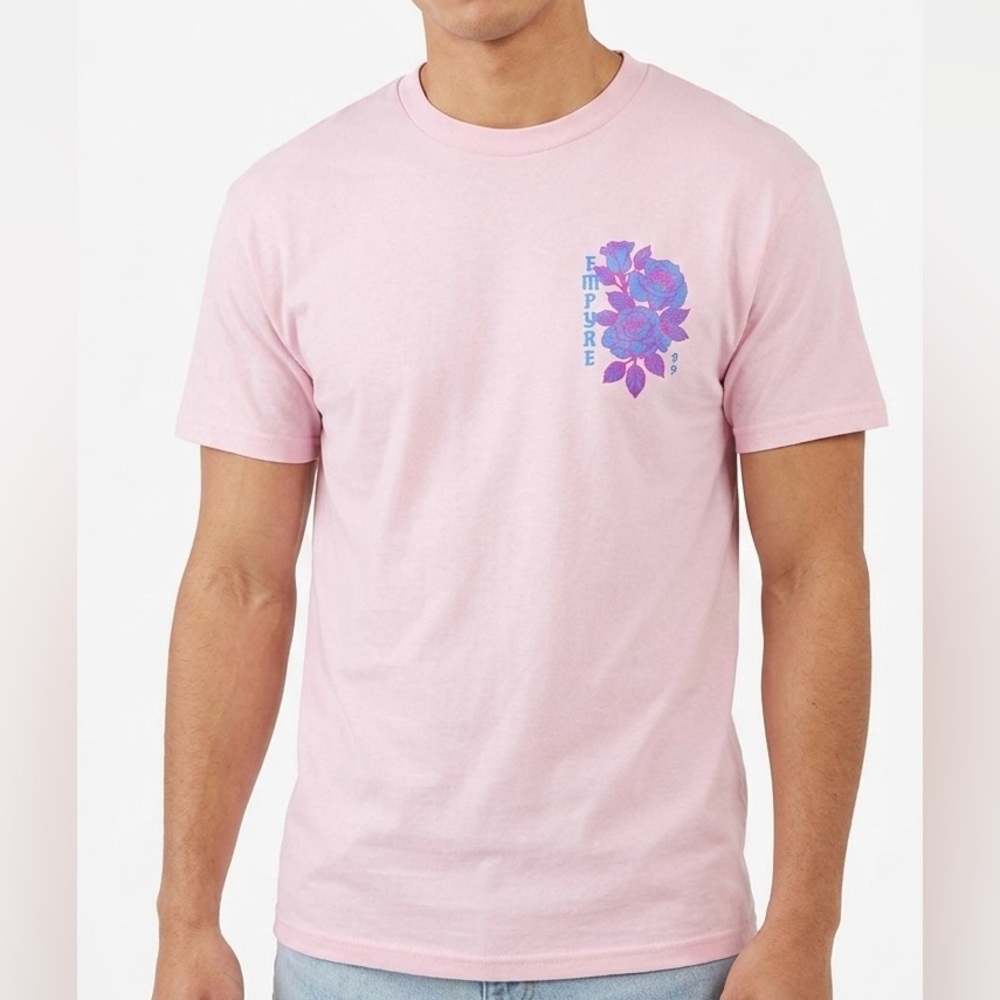Empyre "Unfaithfully Yours" Pink Rose Graphic Tee
